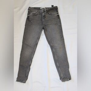 Zara Charcoal Denim Jeans